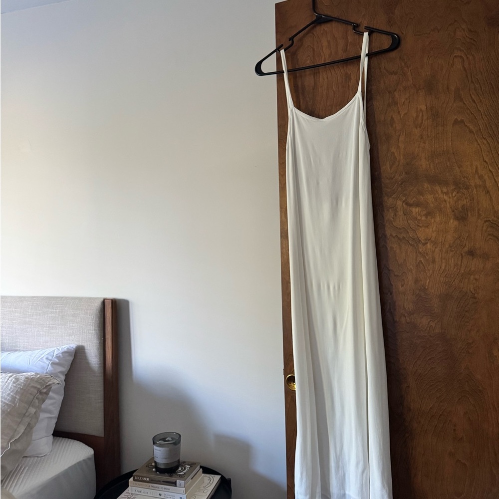 Sexy Low Back White Dress